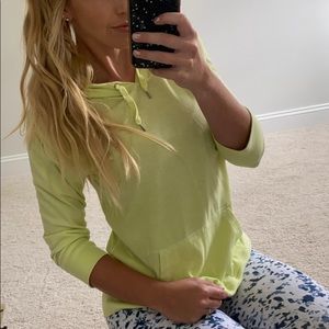 Neon green old navy pull over